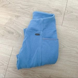 gymshark | cropped blue leggings